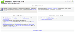 Desktop Screenshot of chatzilla.rdmsoft.com