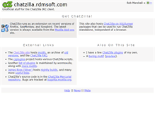 Tablet Screenshot of chatzilla.rdmsoft.com